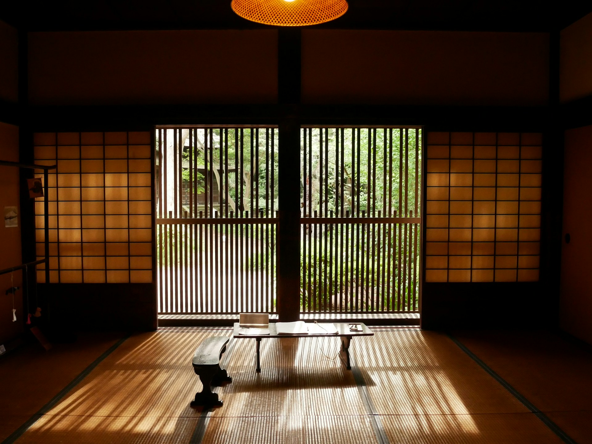 Traditional Japanese ryokan room where onsen etiquette begins