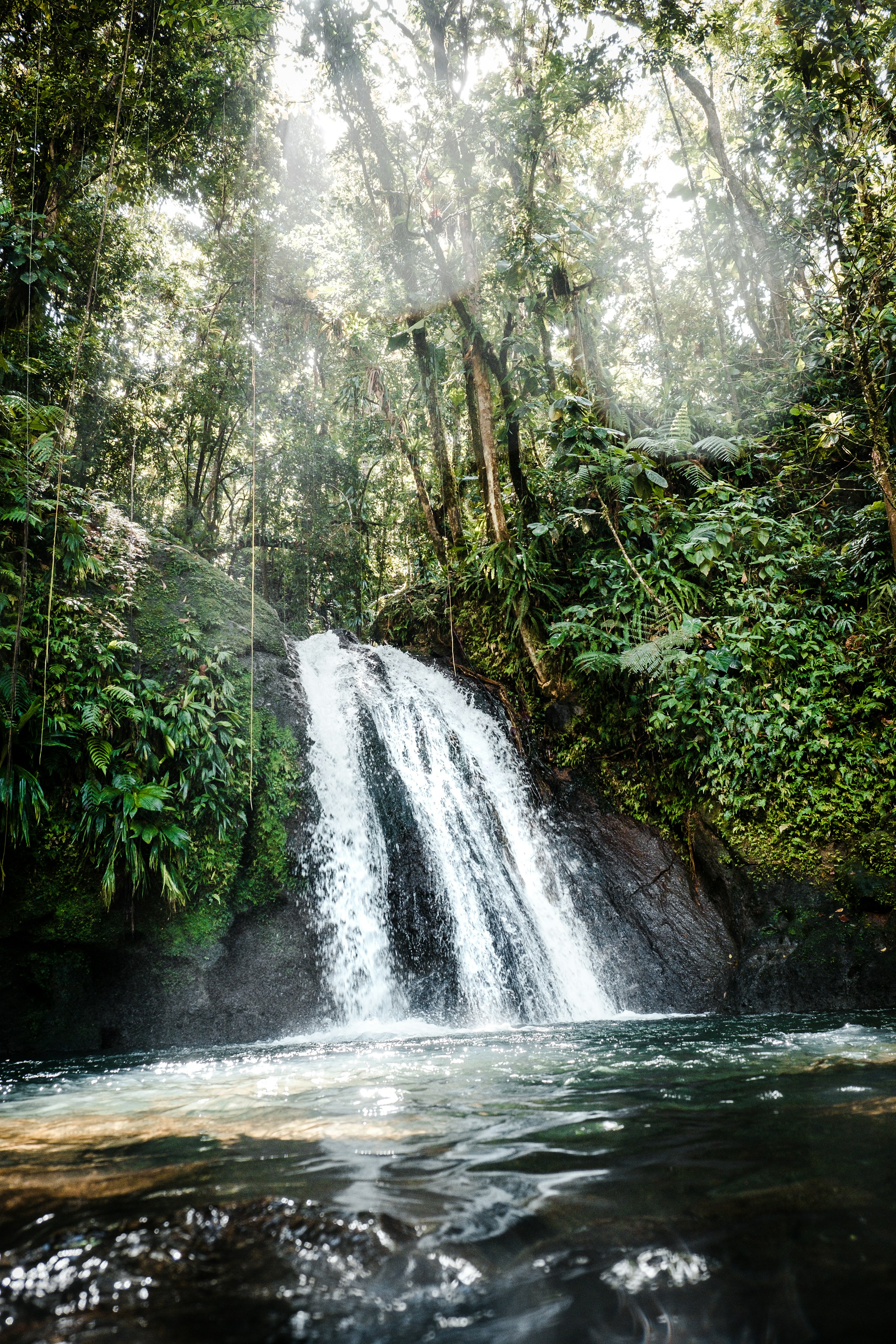 Leke Leke waterfall hidden in Bali's pristine jungle
